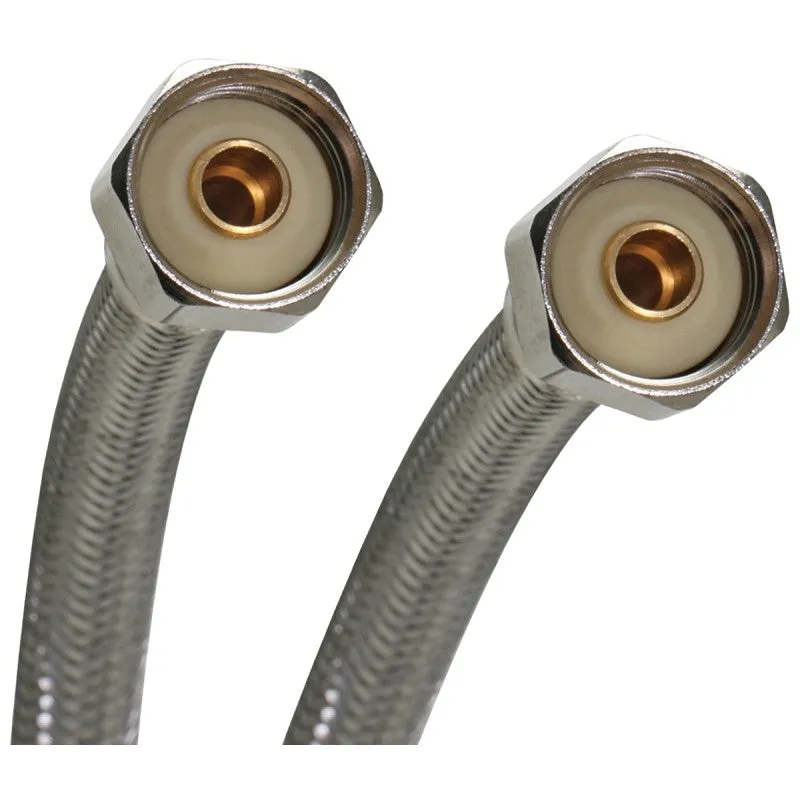 Fluidmaster B4F20U Water Supply Connector, 1/2 in, FIP, For: 7/16 in and 1/2 in Compression or 1/2 in FIP Shut-Off Valve