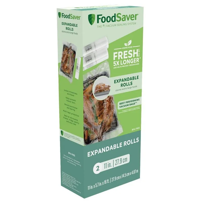 FoodSaver 2159398 Expandable Vacuum Seal Roll (Pack of 4)