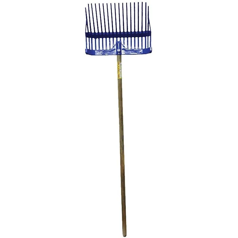Fortex-Fortiflex 1308100 Stall Fork, Plastic Tine, Polycarbonate Handle, Blue (Pack of 3)
