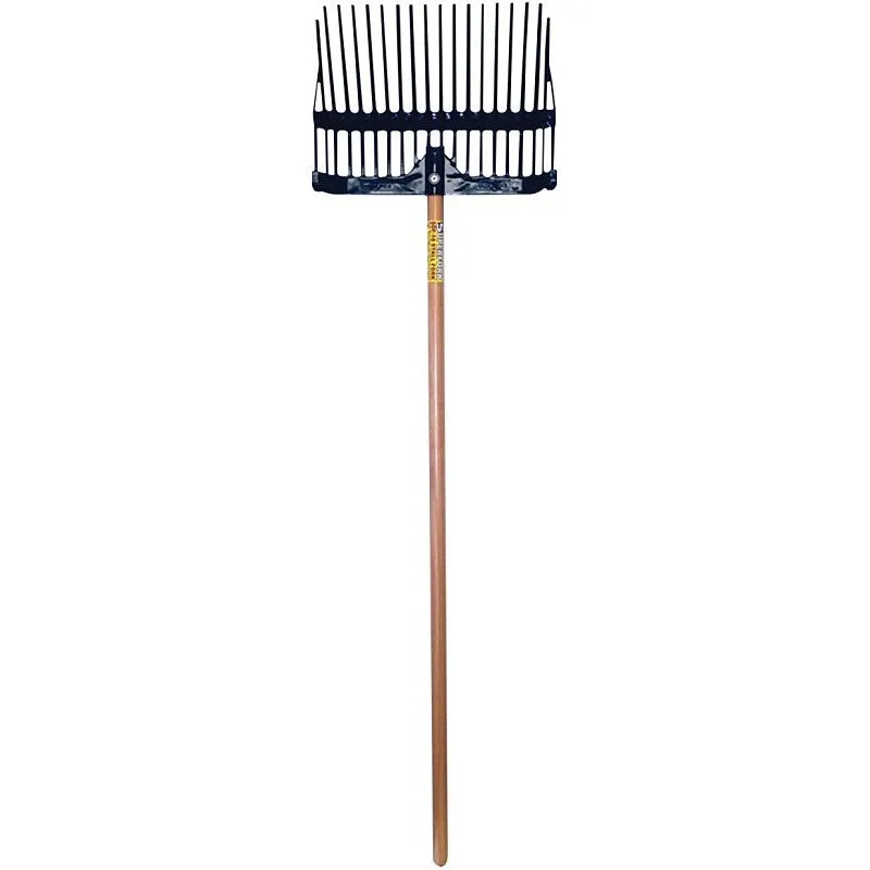 Fortex-Fortiflex 1308181 Stall Fork, Plastic Tine, Polycarbonate Handle, Black (Pack of 3)