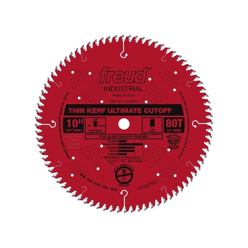 Freud | LU74R010 10″ Thin Kerf Ultimate Cut-Off Blade