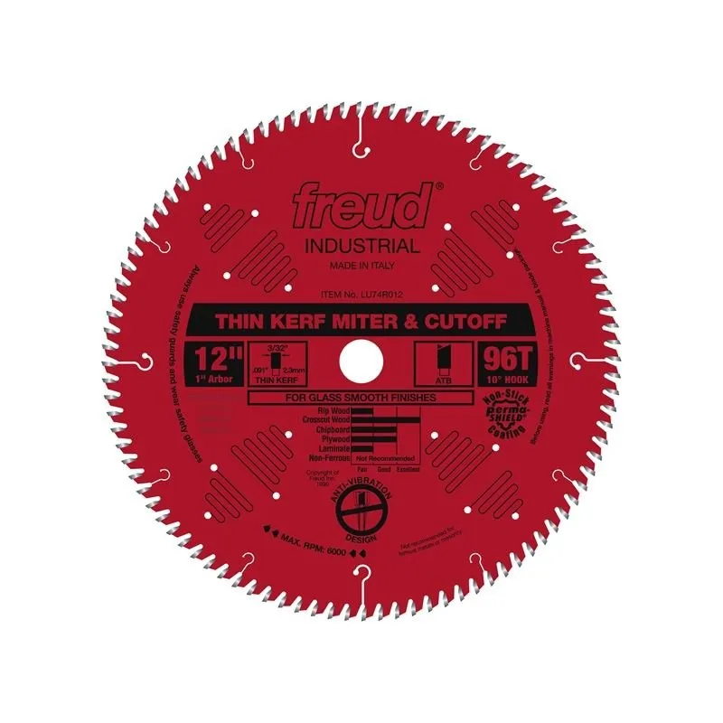 Freud | LU74R012 12″ Thin Kerf Ultimate Cut-Off Blade