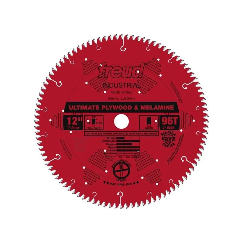 Freud | LU80R012 12″ Ultimate Plywood and Melamine Blade