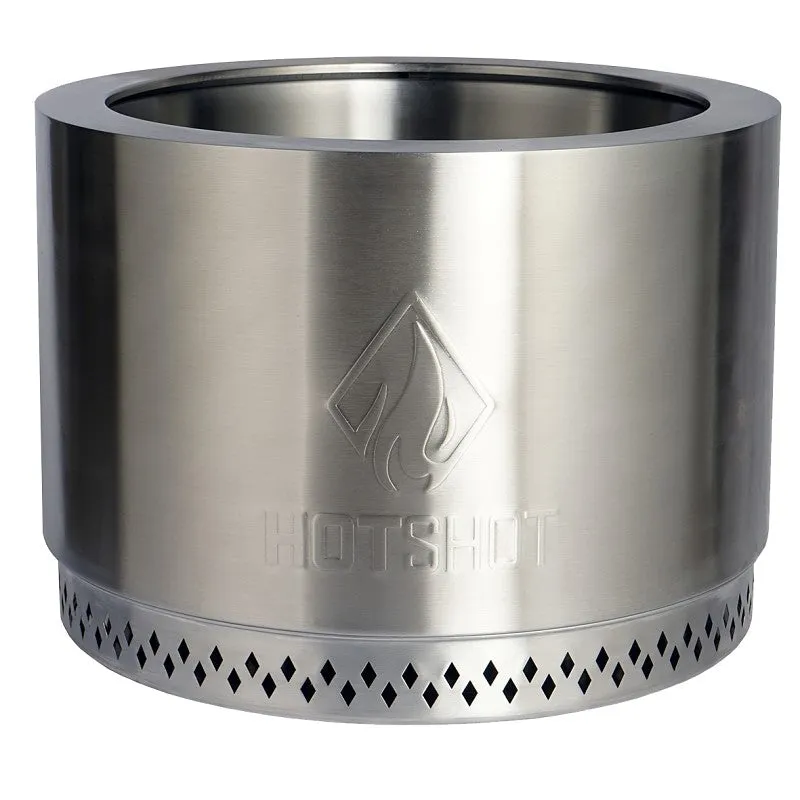 GHP Group Inc 52395 Fire Pit, 19-1/2 in OAW, 19.5 in OAD, 14.09 in OAH, Cylinder, Manual Ignition Ignition