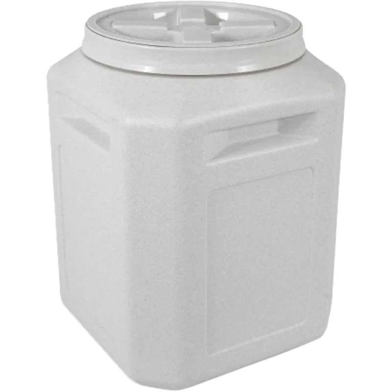 Gamma Outback 4350 Pet Food Container, 13 gal, HDPE, 14 in L, 14 in W, 20 in H