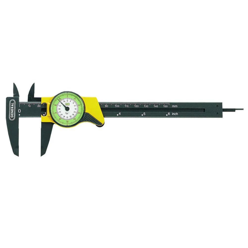 General 142 Plastic, Direct Reading Inch Dial Caliper