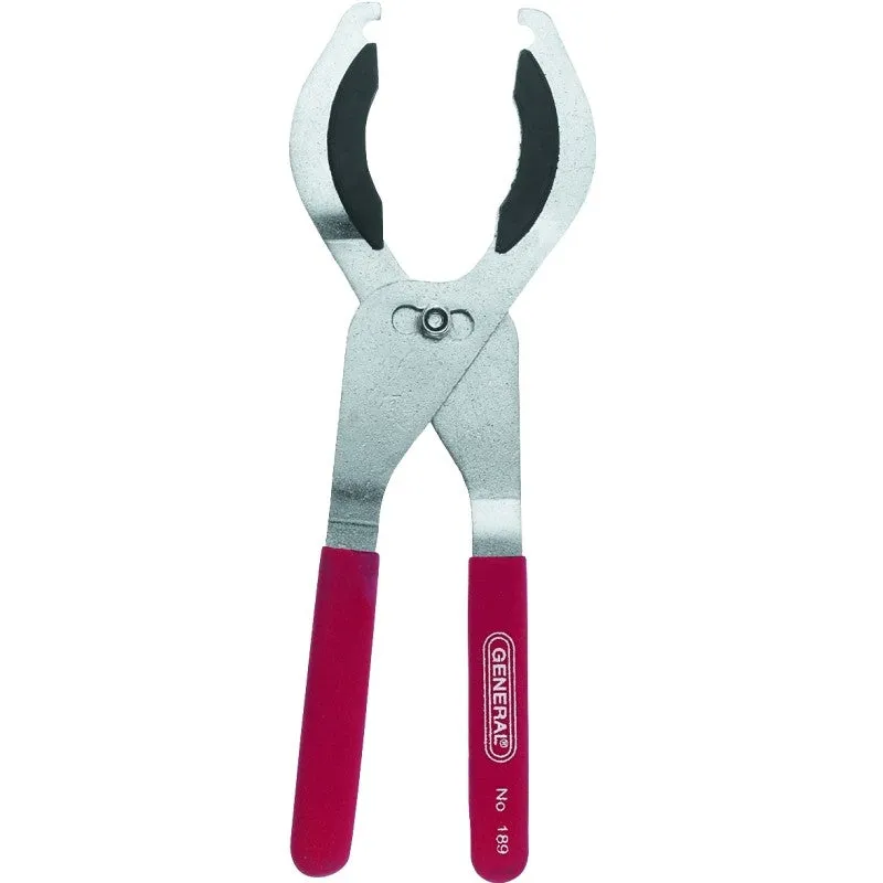 General 189 Drain Plier, 4 in Jaw Opening, 3-Position Slip Joint Jaw, Textured Handle