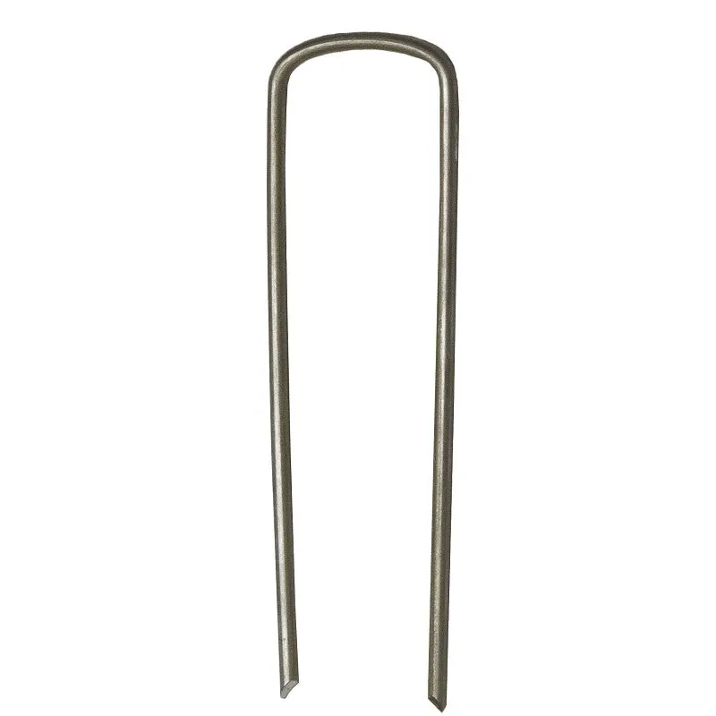 Glamos Wire 85075 Square Landscape Staple, 4 in L, 4 in W, 1 in Thick, Steel
