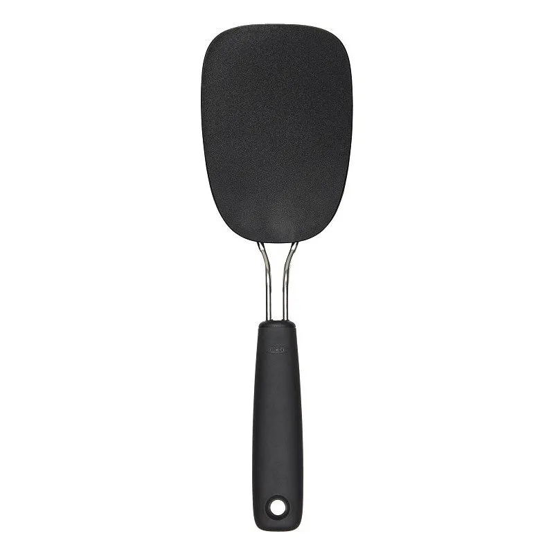 Good Grips 1058984 Flexible Turner, 4 in W Blade, Nylon Blade, Black