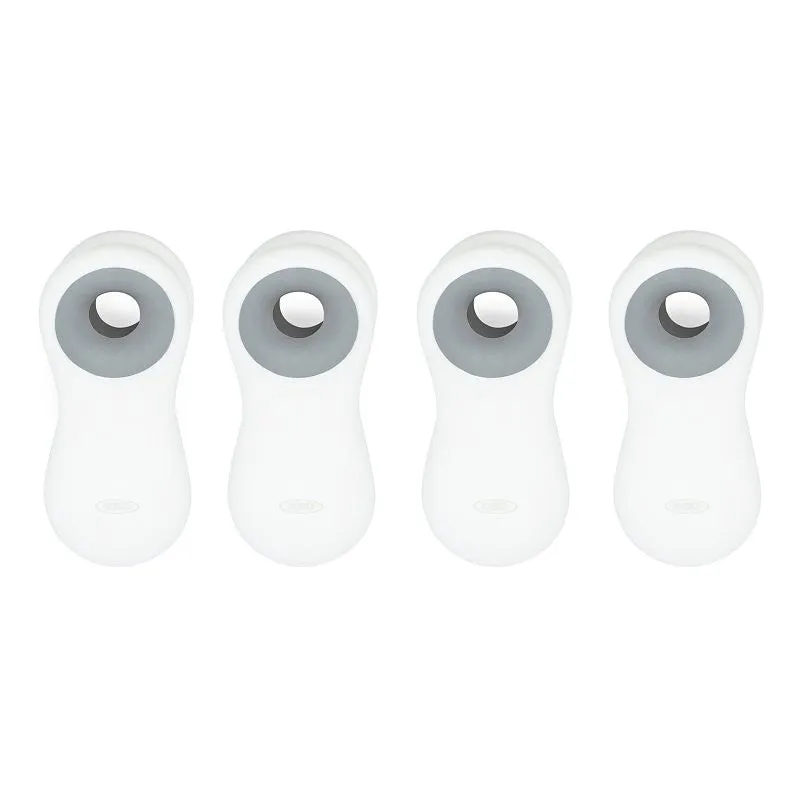 Good Grips 13173400 Magnetic Clip, Plastic, White (Pack of 6)