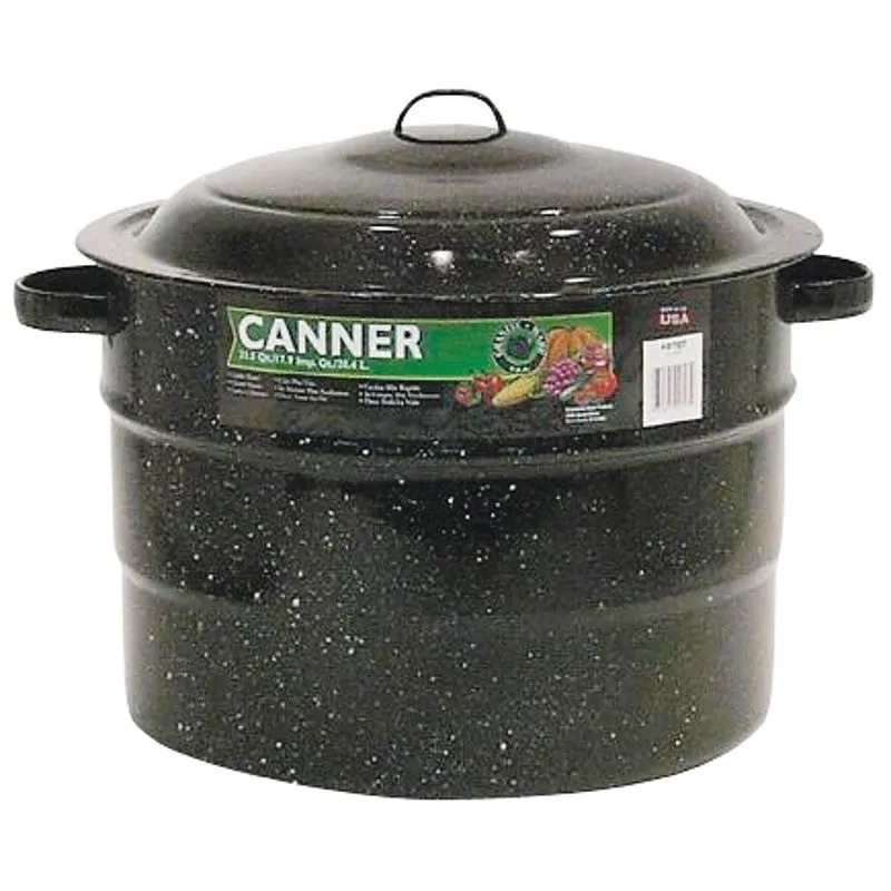 Granite Ware F0707-2 Canner, 21.5 qt Capacity, Steel, Porcelain Enamel-Coated (Pack of 2)