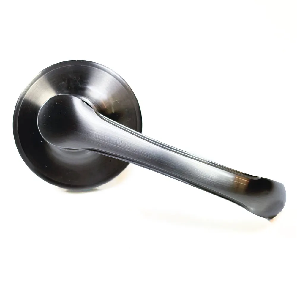 Hall And Closet Passage Leverset Satin Nickel