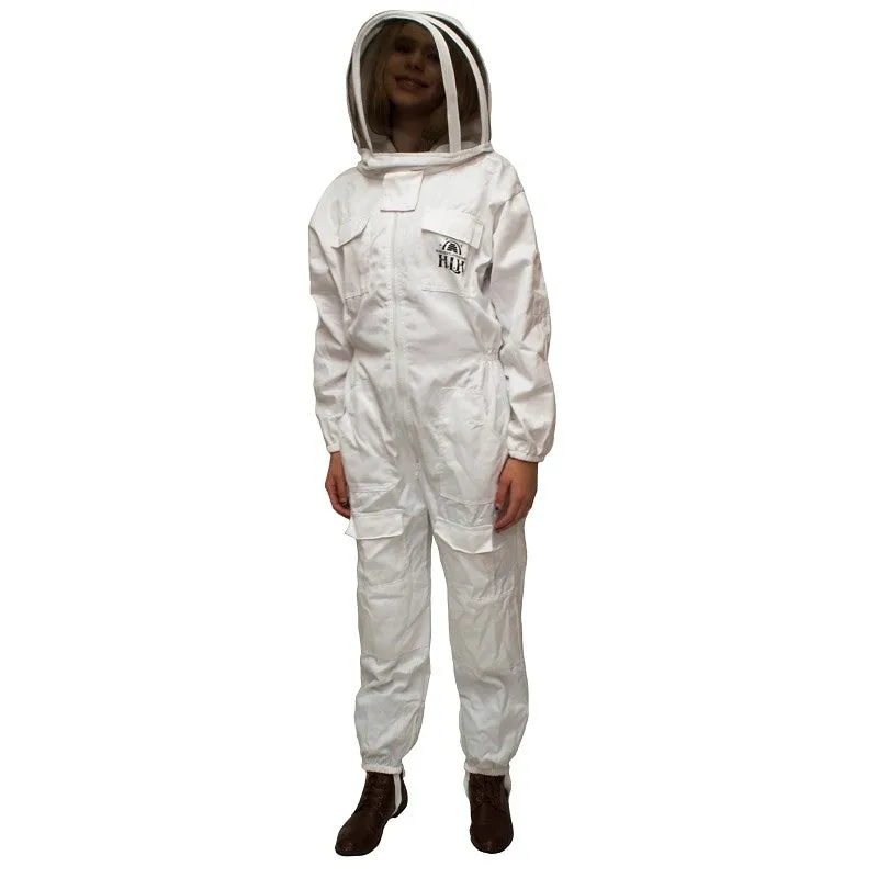 Harvest Lane Honey CLOTHSL-101 Beekeeping Suit, L, Zipper, Polycotton