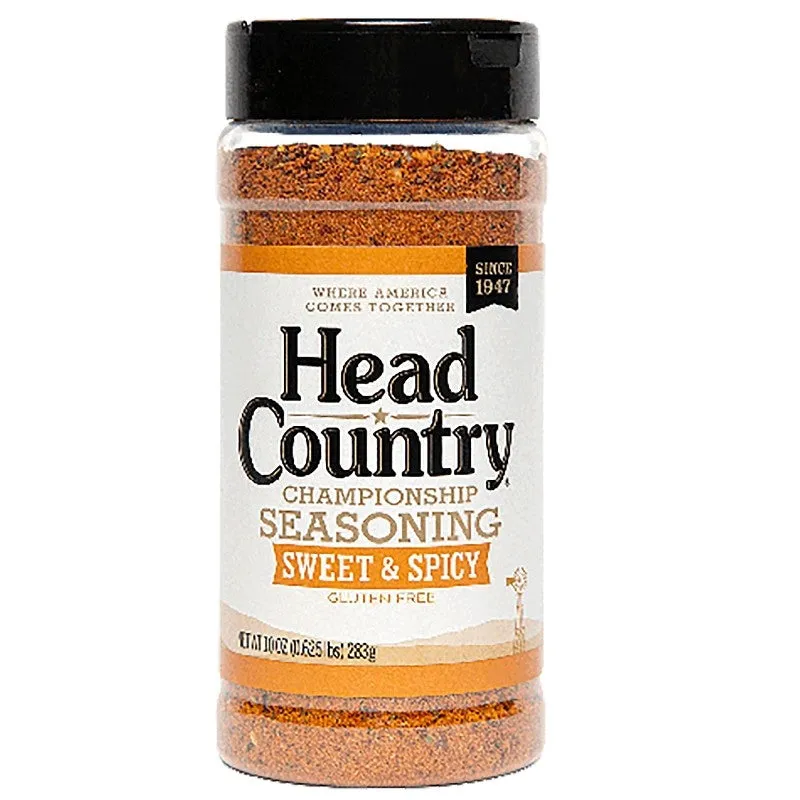 Head Country Championship Seasoning Series HC710 BBQ Seasoning, Sweet and Spicy, 10 oz