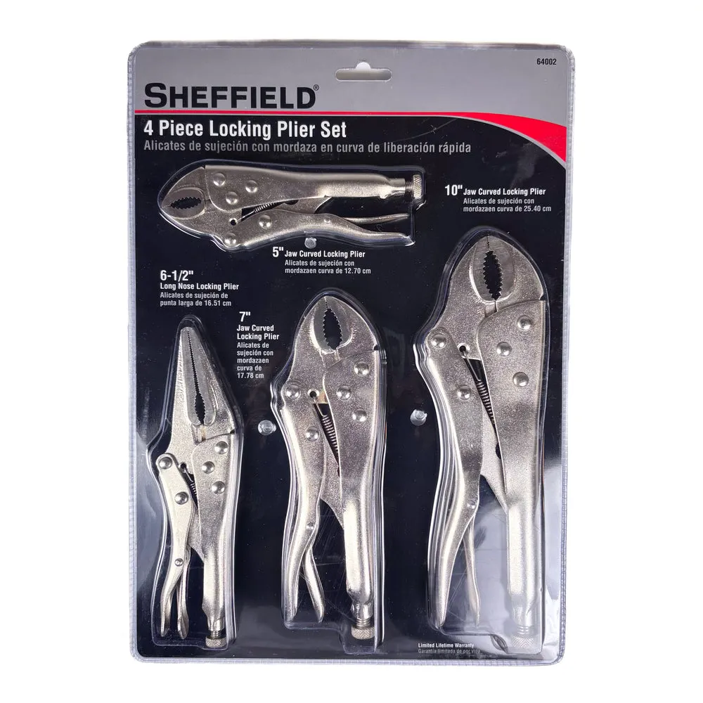 Hi Quality Drop Forged 4 Piece Locking Pliers Set