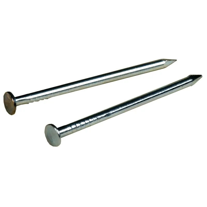 Hillman 122560 Wire Nail, 5/8 in L, Steel, Galvanized, Flat Head, Smooth Shank, 1.75 oz (Pack of 6)