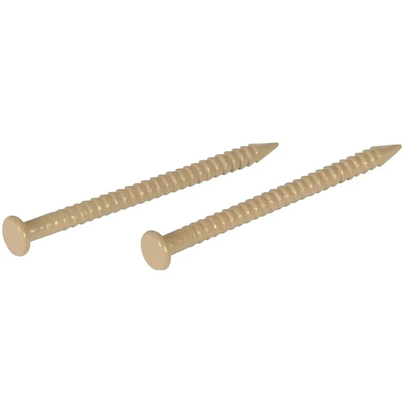 Hillman 41805 Panel Nail, 1-5/8 in L, Steel, Panel Head, Ring Shank, Cherry, 6 oz (Pack of 5)