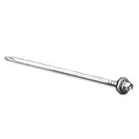 Hillman TimberTite Series 47815 Screw, 1/4 in Thread, Hex Drive, Steel, Ceramic, 50/PK
