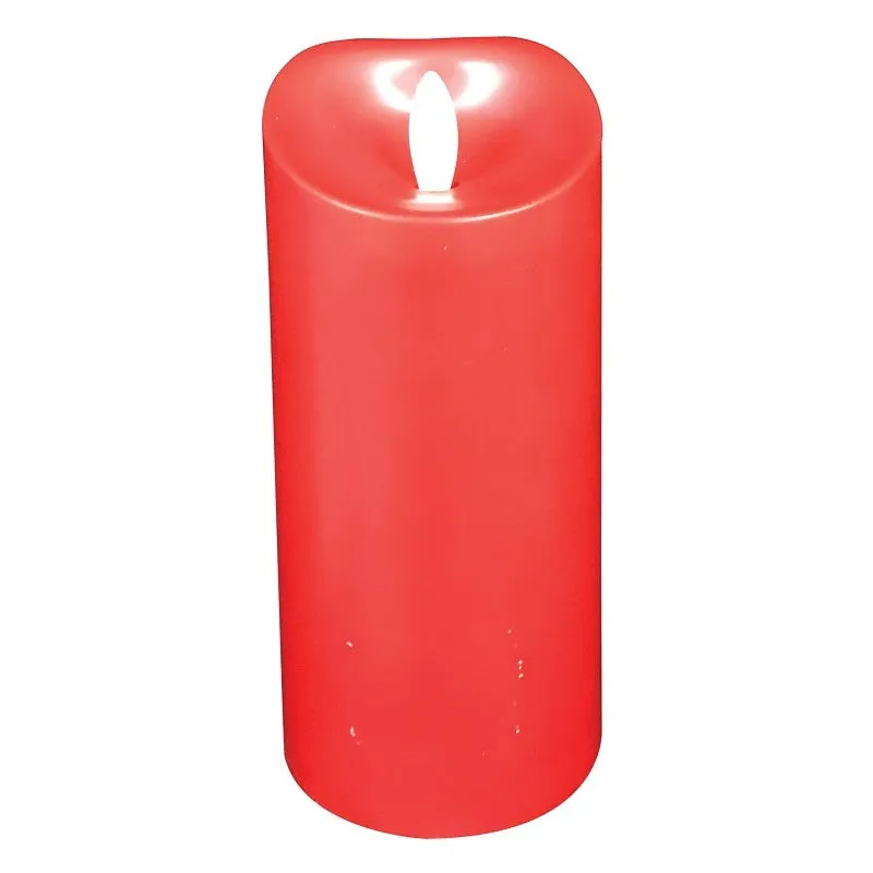 Hometown Holidays 25305 Candle, 5-1/2 in Candle, Cinnamon Fragrance, Red Candle (Pack of 4)
