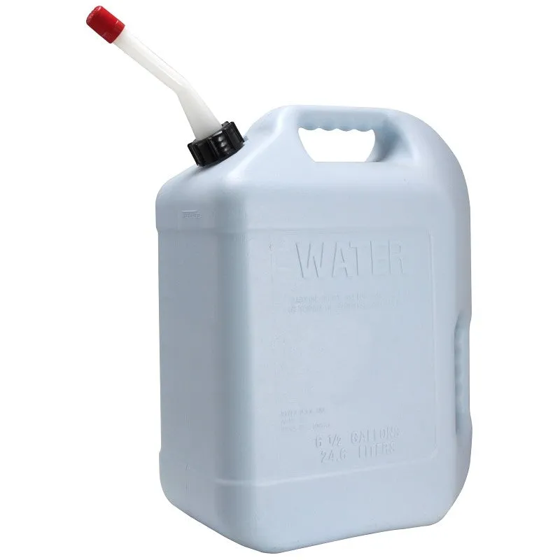 Hopkins 50863 Water Can, 6.5 gal Can, Self-Venting Spout, Polyethylene