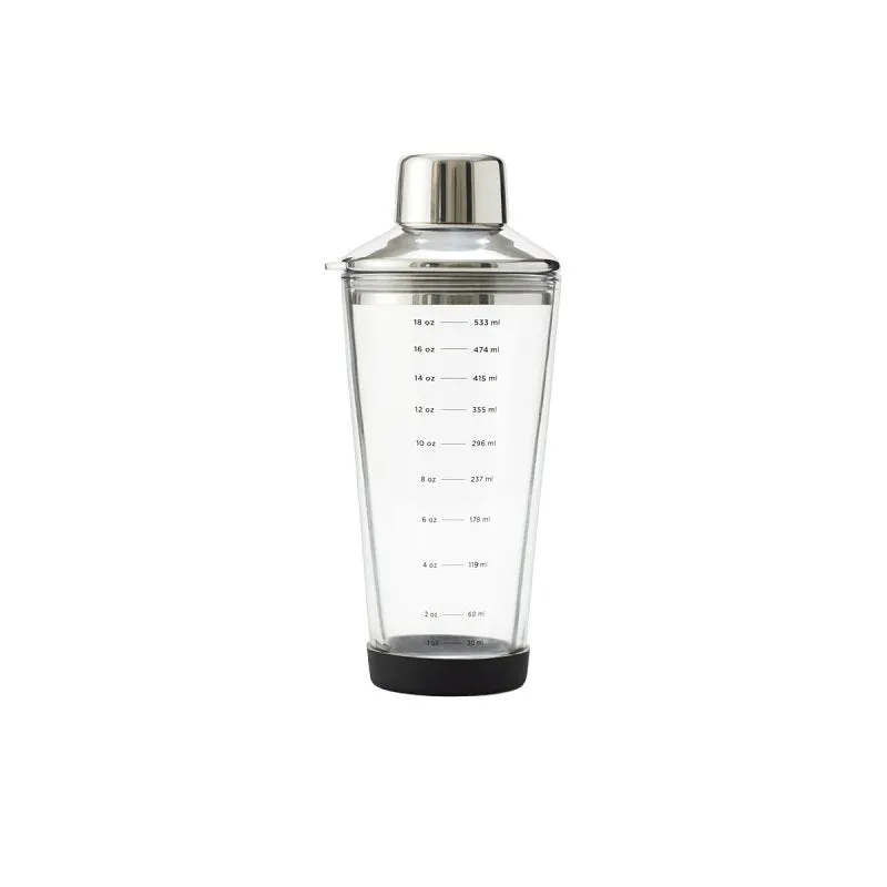 Houdini 5289263 Cocktail Shaker, Glass/Silicone (Pack of 2)