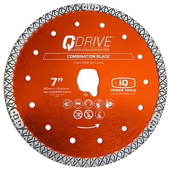 IQ Power Tools Q-DRIVE Combination Blade – 7″