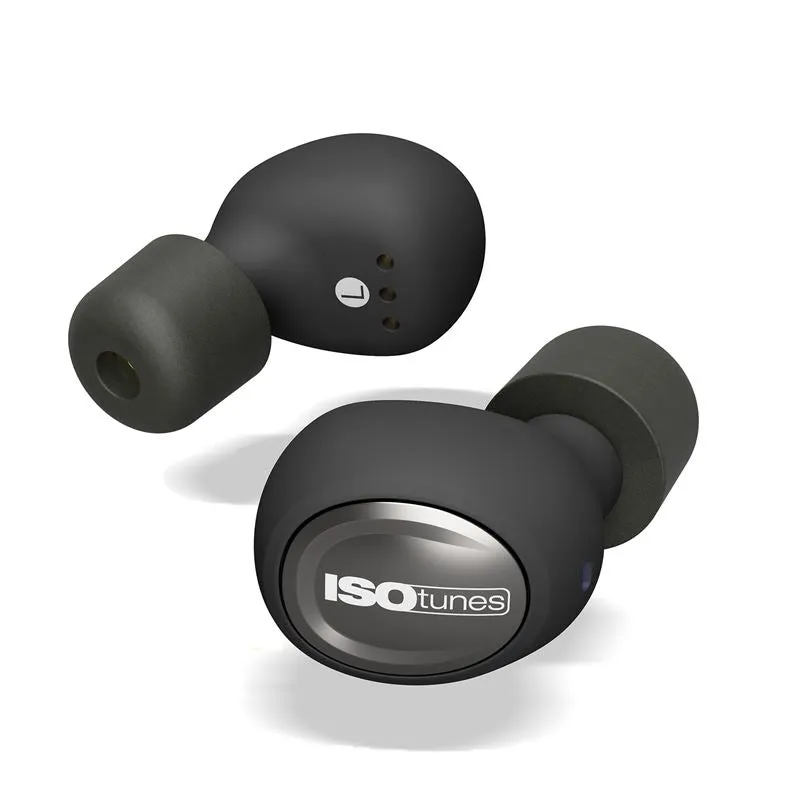 ISOtunes FREE True Wireless Noise-Isolating Earbuds – Black