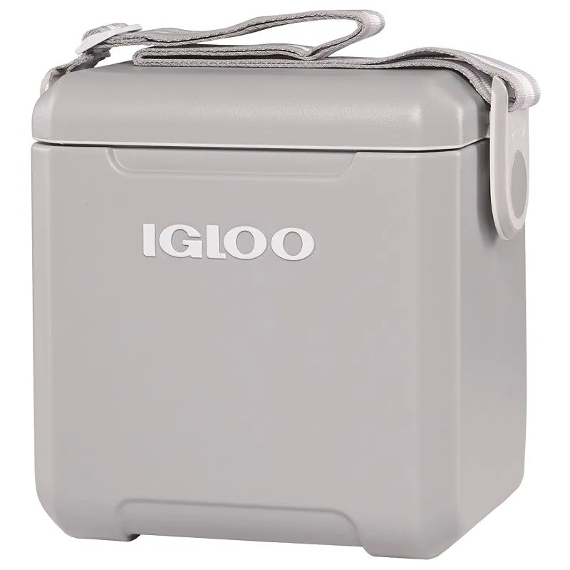 Igloo 00032651 Tag Along Too Cooler, 14 Can Cooler, Plastic, Light Gray, 2 days Ice Retention