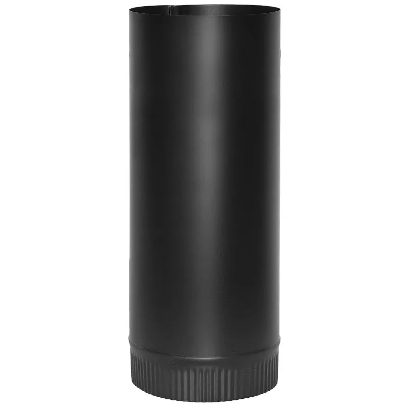 Imperial BM0103 Stove Pipe, 7 in Dia, 12 in L, Steel, Black (Pack of 10)
