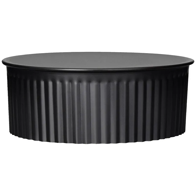 Imperial BM0151 Round End Cap, 6 in Dia, Black