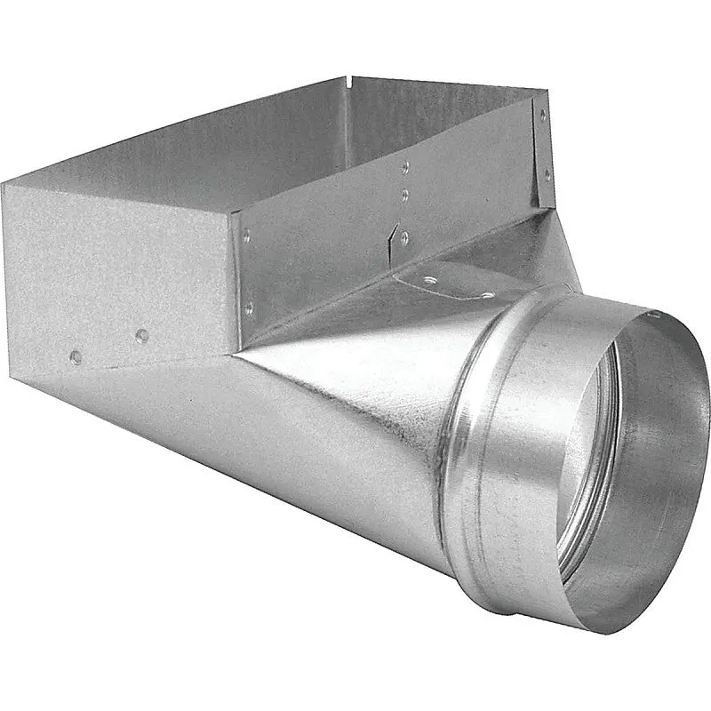 Imperial GVO621-C Wall Register Boot, 2-1/4 in L, 12 in W, Galvanized