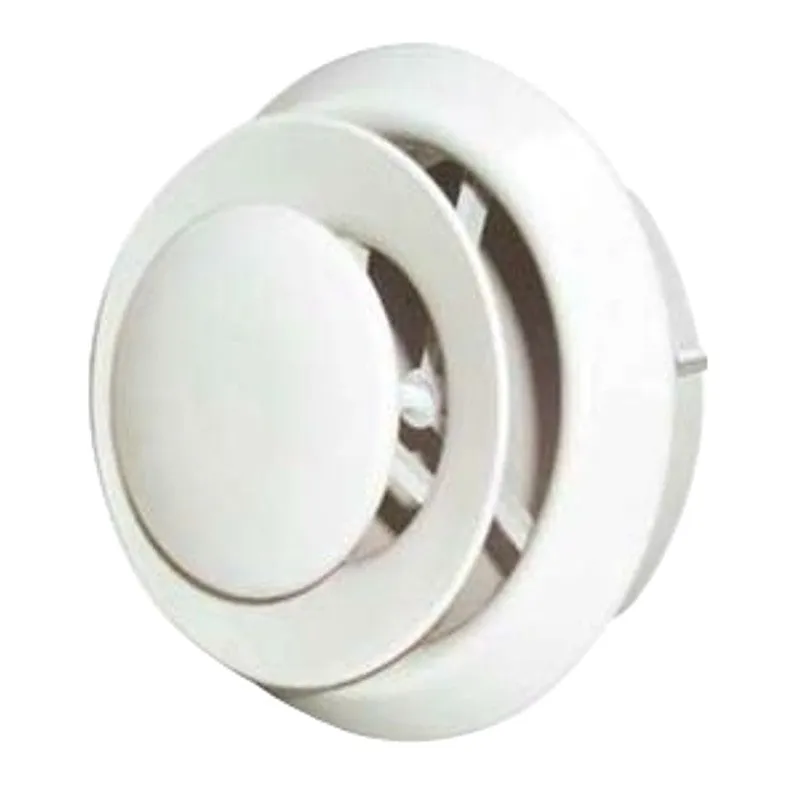 Imperial VT0111 Series Air Diffuser, 5, 6 in Duct Opening, Plastic, White