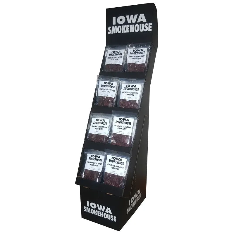 Iowa Smokehouse IS-DSB01 Steak Bites, Black Pepper, Sweet Old Fashioned, 8 oz (Pack of 36)
