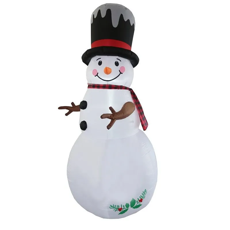 J Hofert Co 5603 Inflatable Snowman, 8 ft
