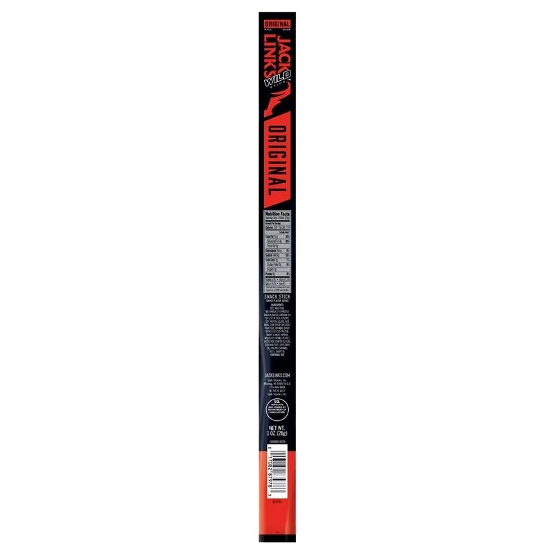 Jack Link’s 10000012177 Squatch Snack, Stick, Original, 1 oz (Pack of 20)