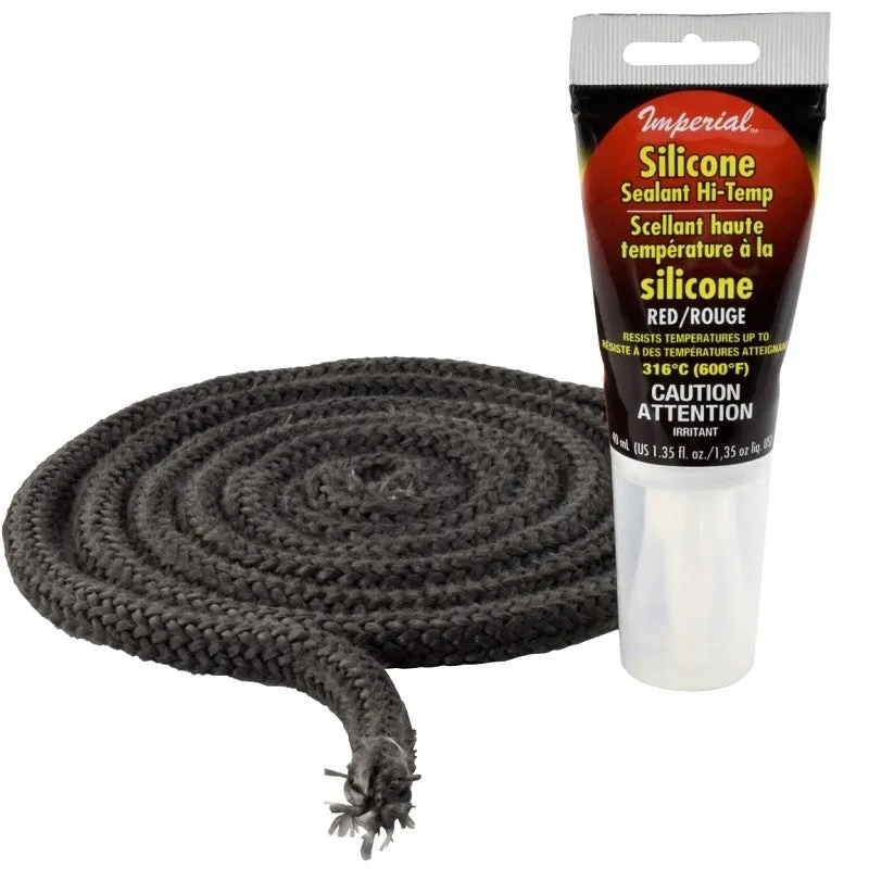 KIT GSKT ROPE FBRGLS BLK 1/2IN (Pack of 6)