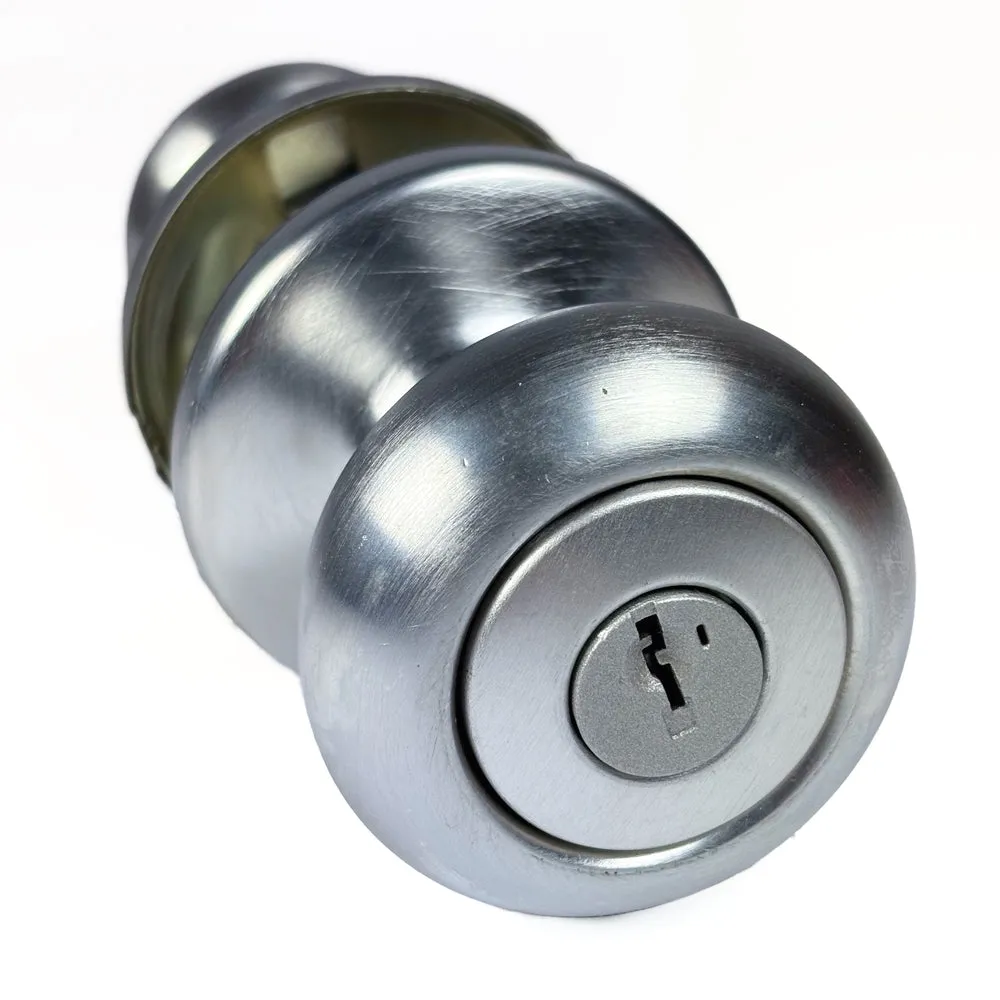 Keyed Entry Lockset Smartkey Satin Chrome (POS)
