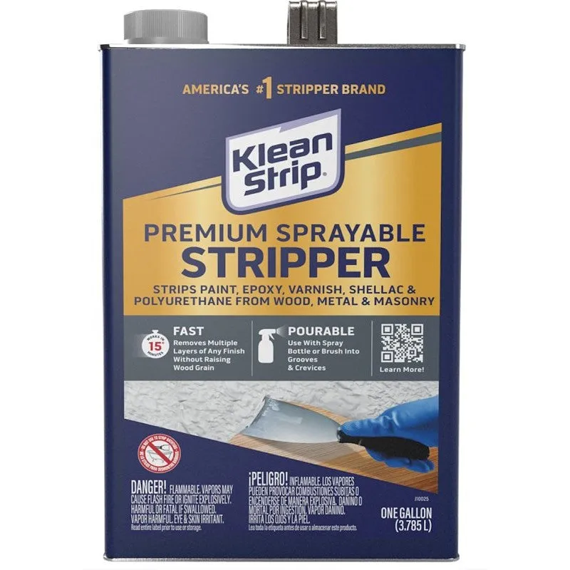 Klean Strip GKWL962 Paint and Varnish Stripper, 1 gal, Can, Liquid (Pack of 4)
