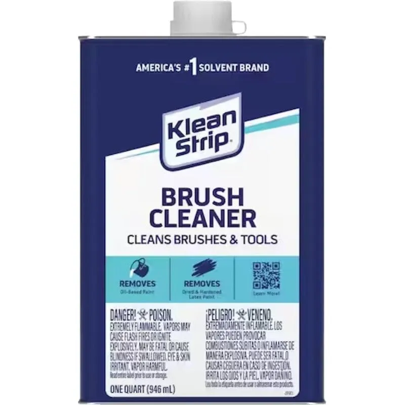 Klean Strip QBC12C Brush Cleaner, Liquid, 1 qt (Pack of 6)