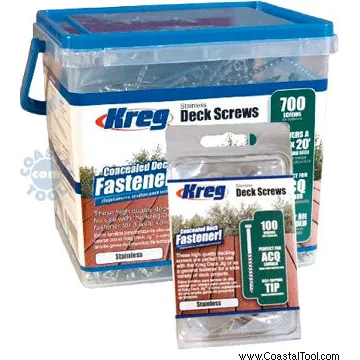 Kreg Stainless Deck Screws