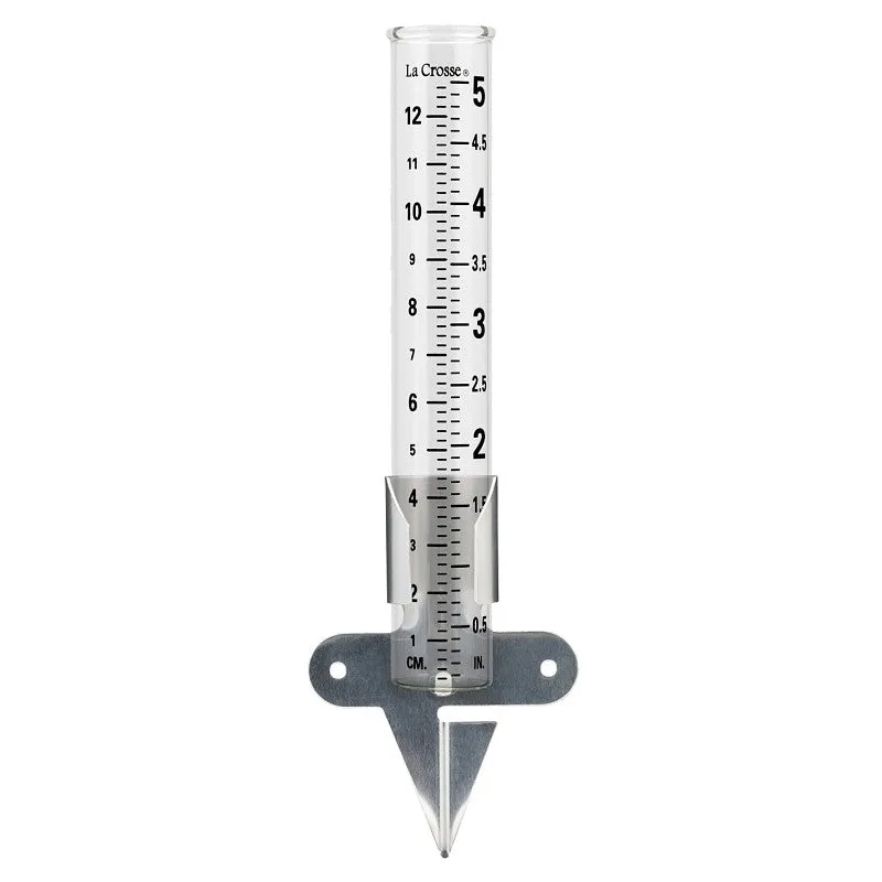 La Crosse 704-1514 Rain ga, 5 in, 2-1/4 in L x 1 in W x 6-3/4 in H Dimensions (Pack of 6)