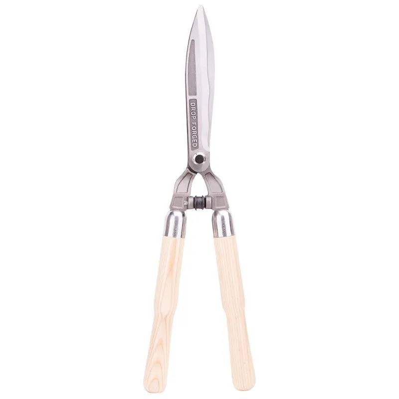 Landscapers Select 6147375 Forge Hedge Shear, Straight with Wave Curve Blade, 8-1/2 L Blade, Steel Blade, 22 in OAL