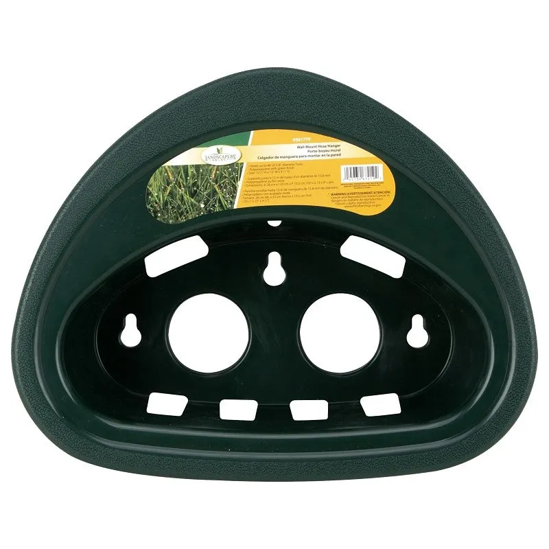 Landscapers Select PP Hanger Garden Hose, 5/8 in x 40 ft Hose, Polypropylene, Dark Green, Wall Mount Mounting