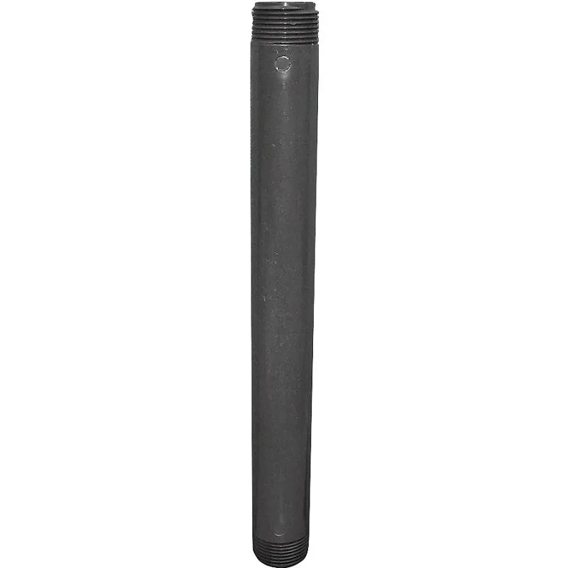 Lasco 205240BC Pipe Nipple, 1/2 in, PVC, SCH 80 Schedule, 24 in L