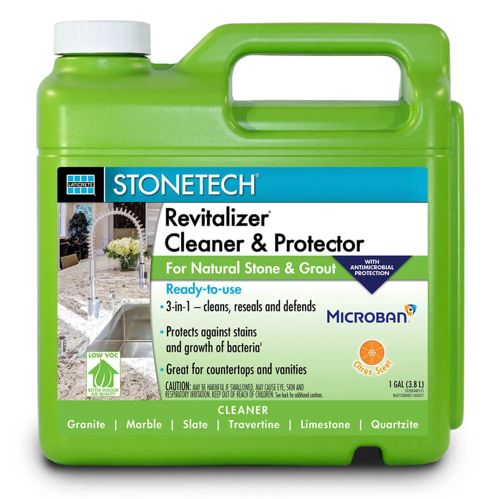 Laticrete StoneTech Revitalizer Cleaner and Protector – Citrus 1 Gallon – Ready To Use