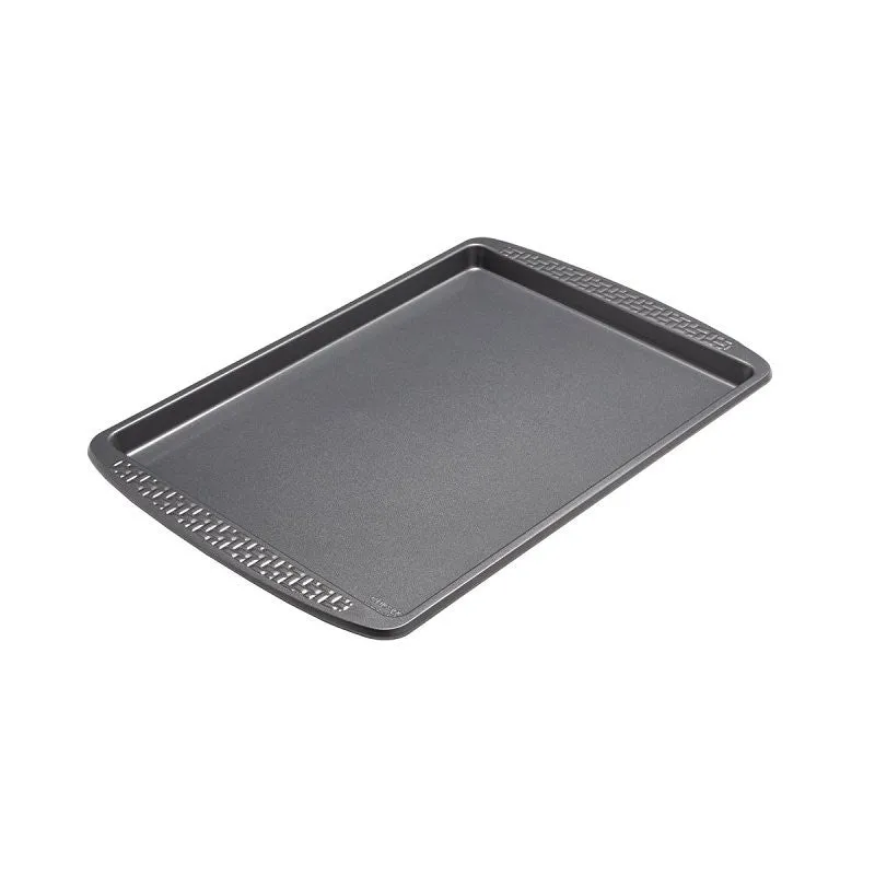 LifetimeBrands 5296036 Baking Sheet, 18 in L, 13 in W, Carbon Steel, Gray (Pack of 6)