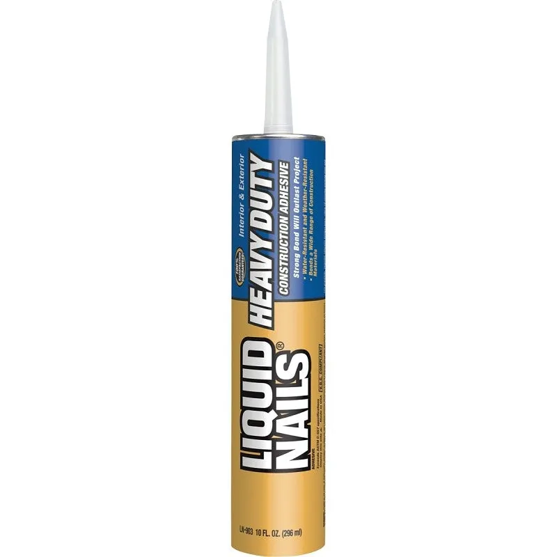 Liquid Nails LN-903-10 oz Construction Adhesive, Tan, 10 oz, Cartridge (Pack of 24)
