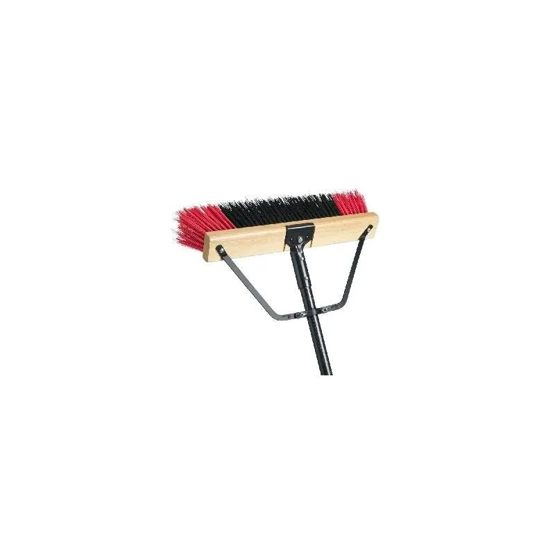 M2 PB-700-RB18 Red Ryno Stiff Push Broom – 18in