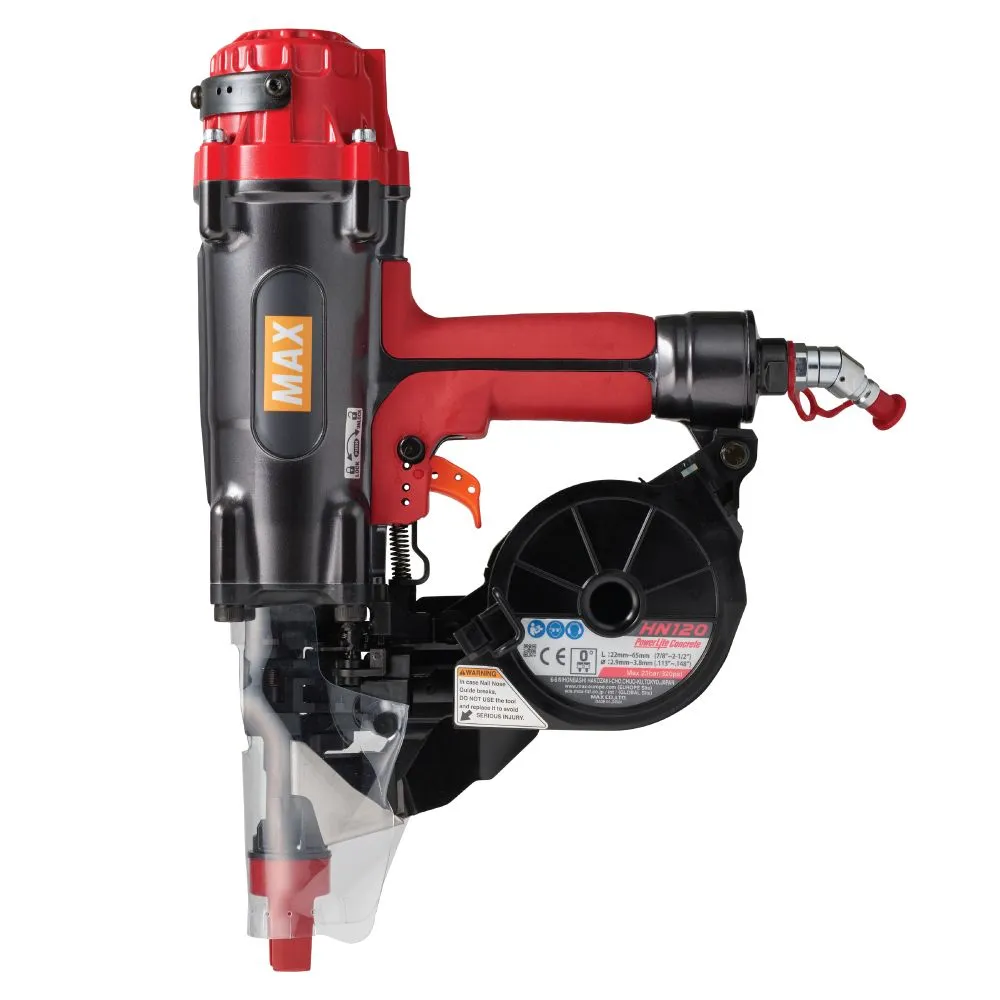 MAX HN120 PowerLite High Pressure Concrete Pinner, 9/16″ to 2-1/2″
