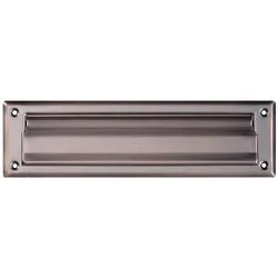 Mail Slot 2 By 11 Inch Opening Antique Bronze On Solid Brass